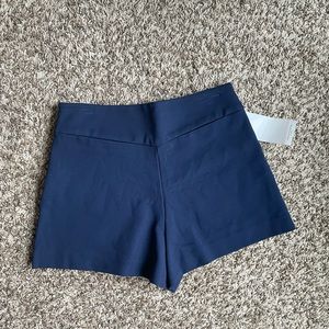 Zara navy blue shorts nwt